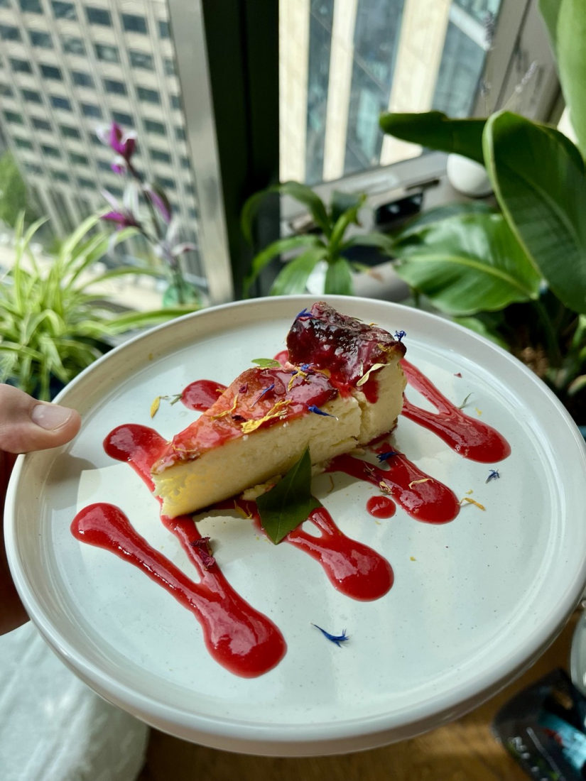 Plated Cheesecake